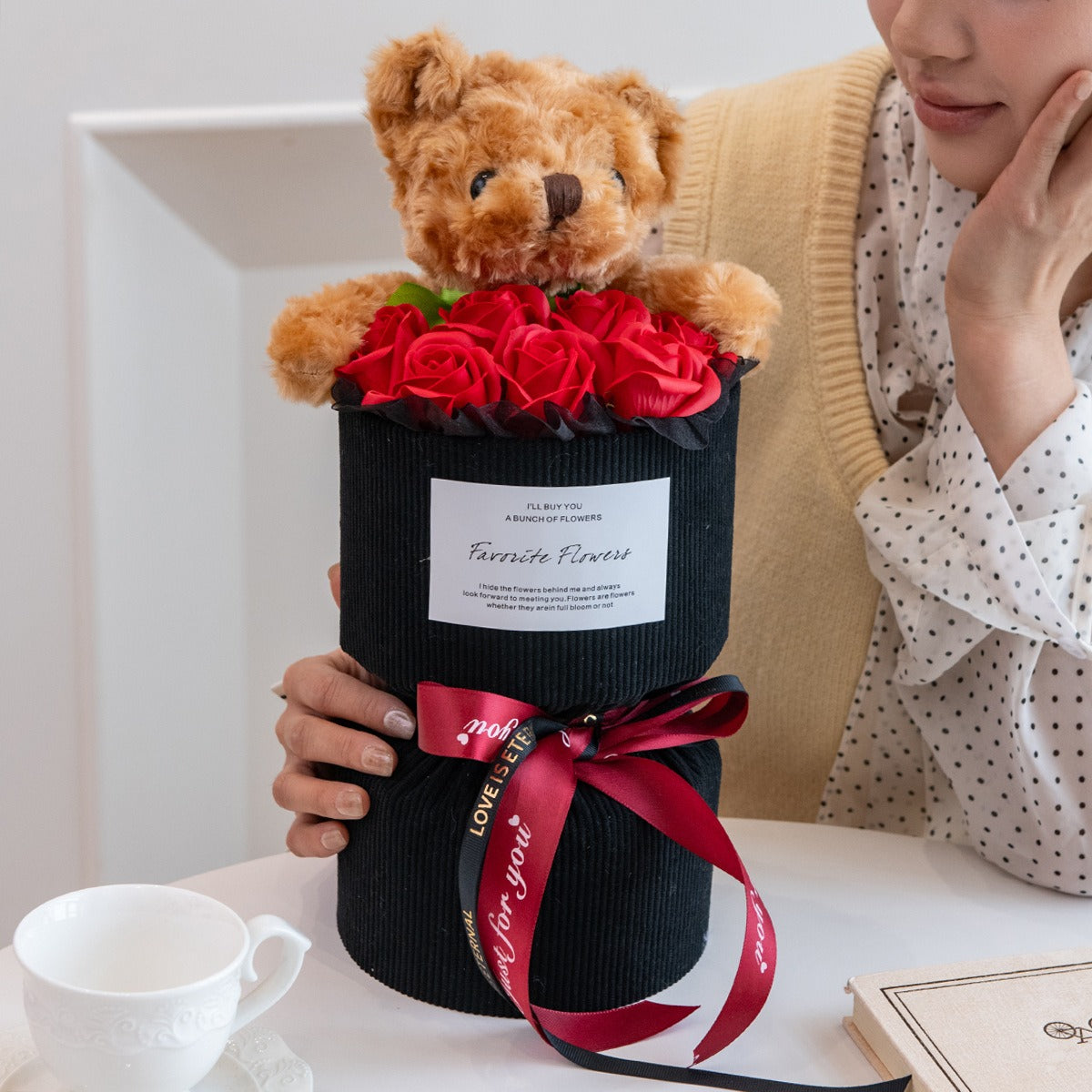 Teddy Bear Bouquet Valentines Gift