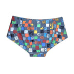 Men's Graffiti Print Swim Briefs