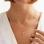 Crown Cross Necklace