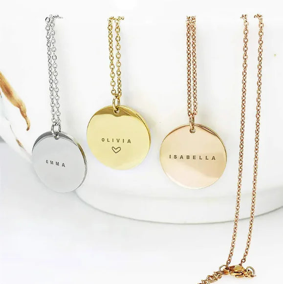 Personalized Name Stainless Steel Ladies Clavicle Chain | Jewelry