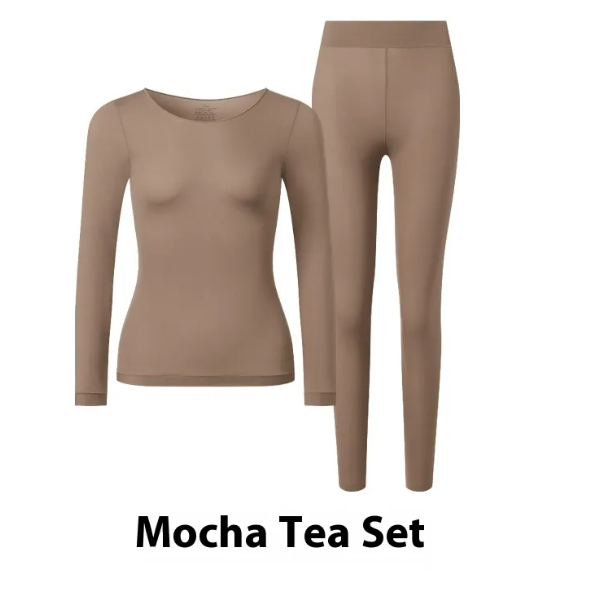Ultra-Thin Nude Feel Thermal Stretch Underwear Set