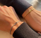 Cross Design Snake Bone Chain Bracelet | Jewelry