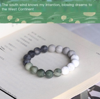 White Turquoise Collectible Bracelet with Rosary | Christian Jewelry