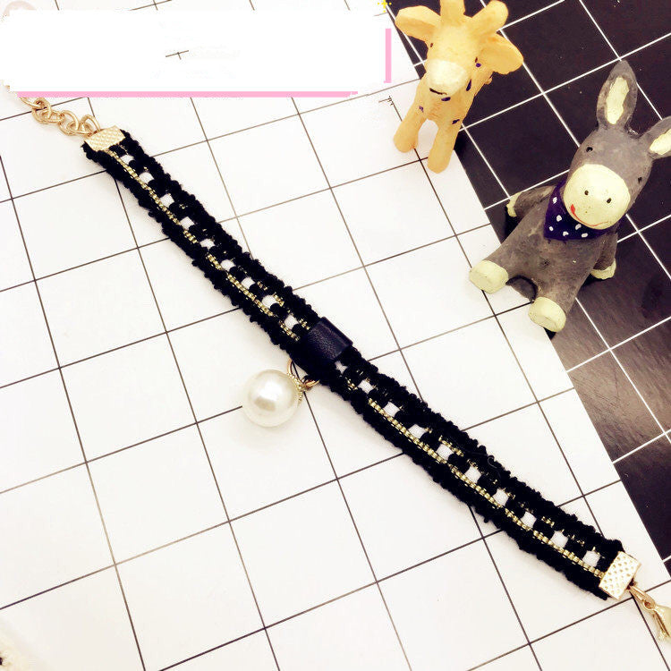 Cute Fragrant Pearl Single Rope Necklace for Pets