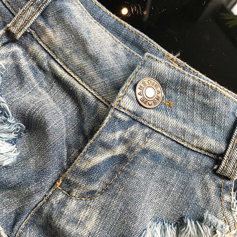 Summer Women's Denim Shorts - Ultra Short & Sexy
