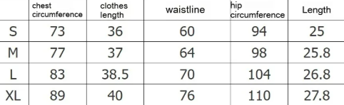 Sling Thread Shorts Suit for Women