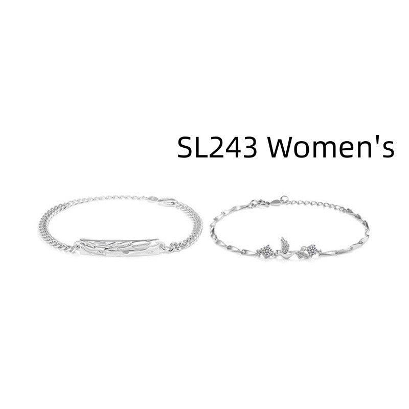 Custom Bird Couples Bracelet