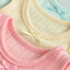 Lightweight Summer Mesh Cotton Tank Top for Girls