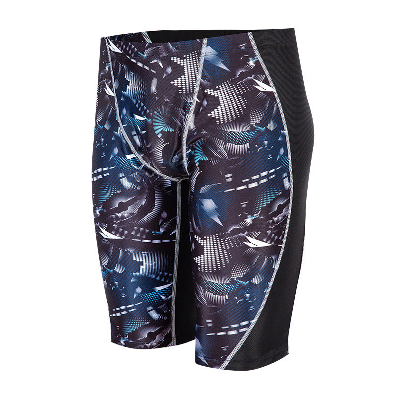 Men's Abstract Print Swim Jammers