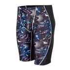 Men's Abstract Print Swim Jammers