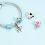 Cute DIY Pet Balloon Girl 925 Bracelet Accessories