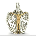 Holy Redemption Jesus Angel Necklace - Religious Gift