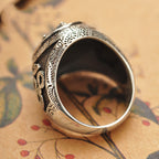 Vintage Thai Silver Elephant God Ring for Men | Jewelry