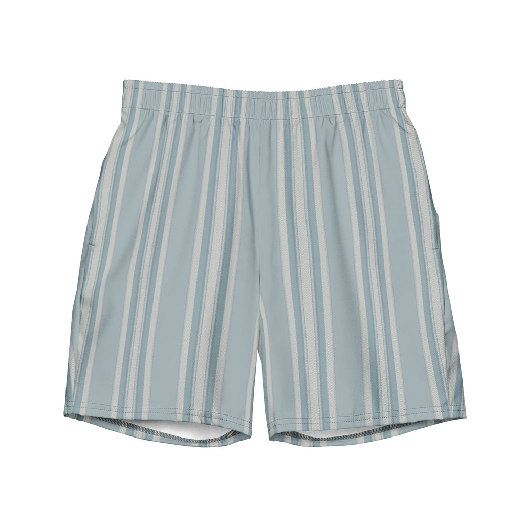 Men's Striped Swim Trunks