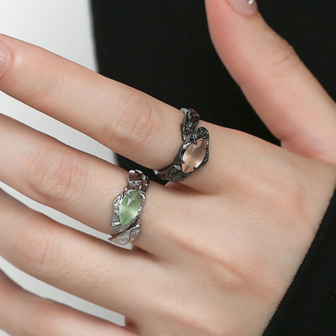 Cat's Eye Ring for Couples - Speak Up in Small Gatherings
