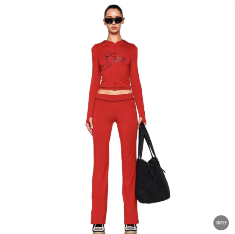 Women's Tube Top & High-Waist Pants Set