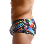 Men's Abstract Print Swim Briefs