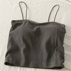 Women's Slim Knit Casual Solid Color Tank Top