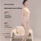 Ultra-Thin Nude Feel Thermal Stretch Underwear Set