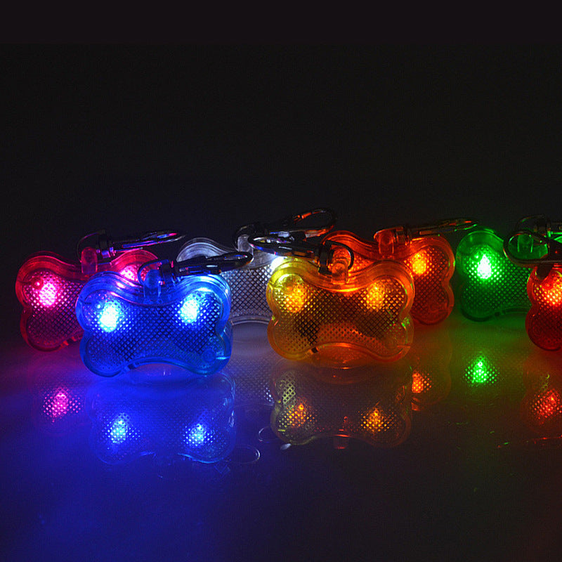 LED Pet Tag Pendant, Safe Dog Collar Accessory