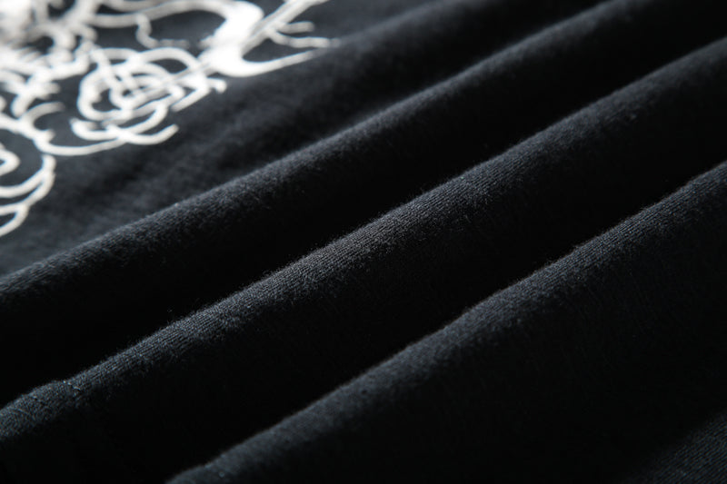 Embroidered Thunder God and Koi Short Sleeve Shirts | Streetwear
