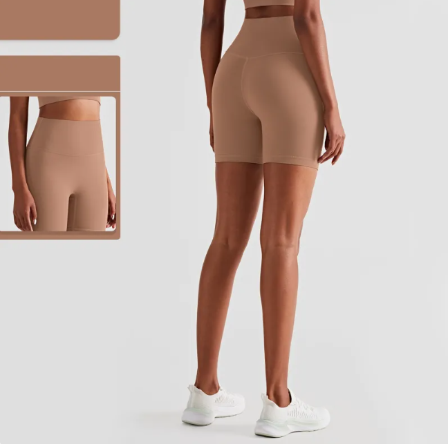 Nude No T-line Hip Lift Yoga Shorts for Women
