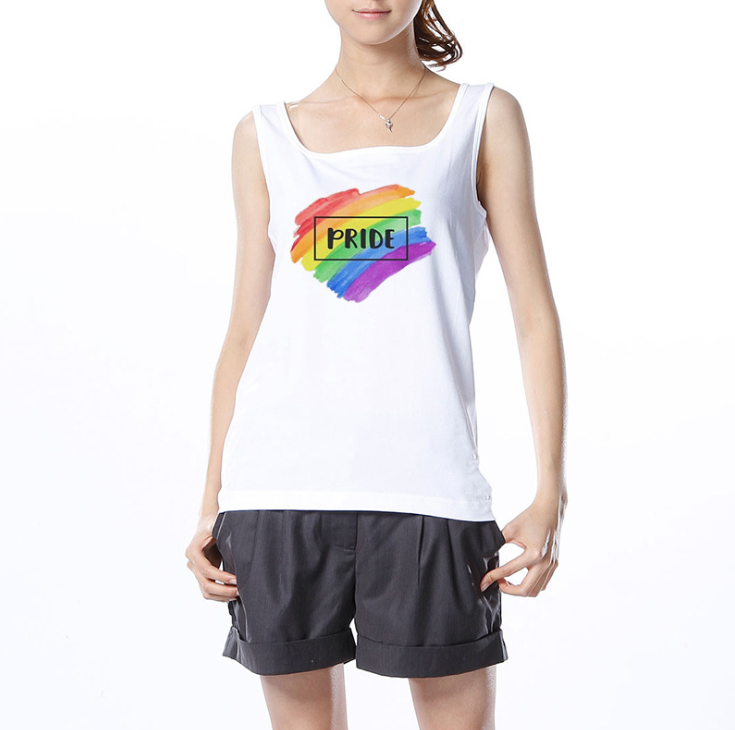 Digital Print Tank Top, Printed Vest