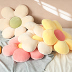Soft Cartoon Flower Plush Pillow - Decorative Home Cushion