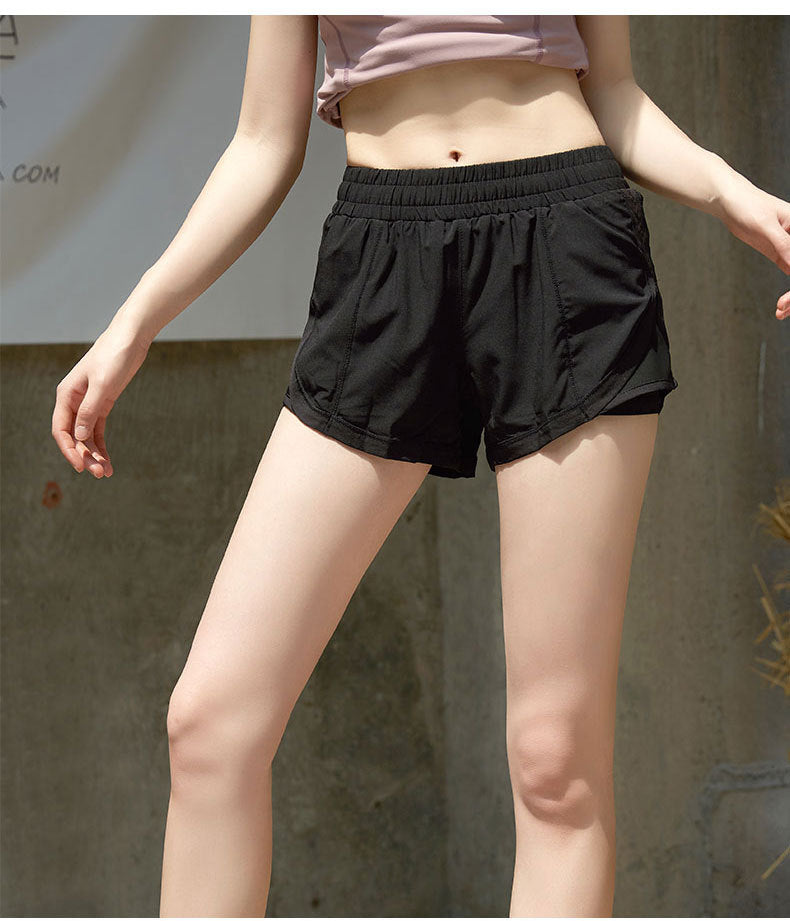 Summer New Women's Loose Quick-Dry Running Shorts