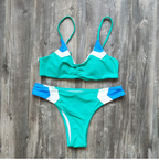 2018 Sexy Color Block Bikini Swimsuit for Women