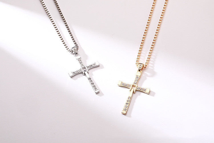 High-Quality Cross Pendant Necklace for Men