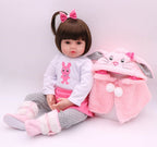Silicone Reborn Baby Doll - Realistic Toy for Kids | Home Decor