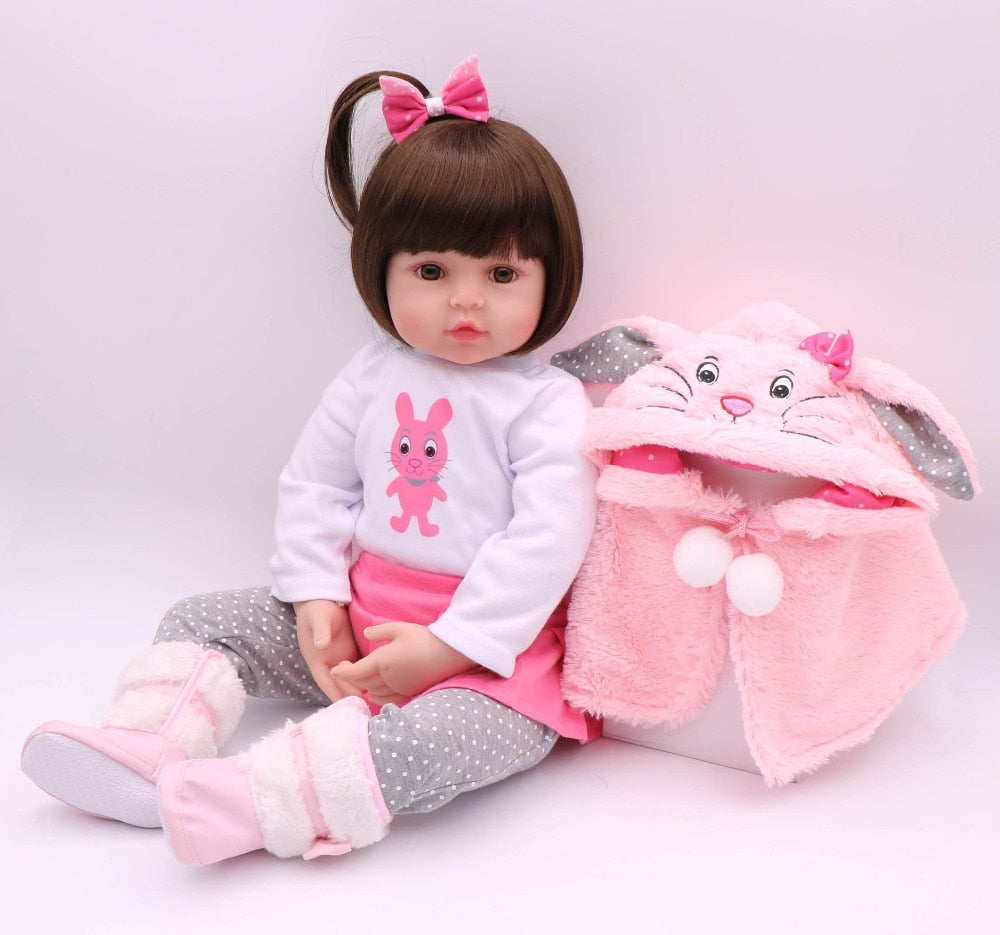 Silicone Reborn Baby Doll - Realistic Toy for Kids | Home Decor