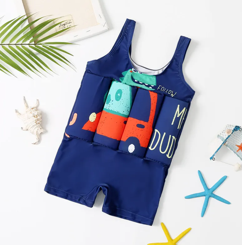 Kids One-Piece Buoyancy Float Swimsuit