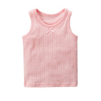 Lightweight Summer Mesh Cotton Tank Top for Girls