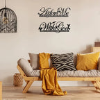 Metal Wall Sign: "With God All Things Are Possible" Decor | Christian Home Decor