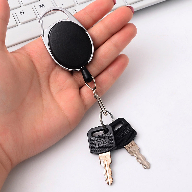 Retractable Keychain with Creative Steel Wire Rope | Accessory