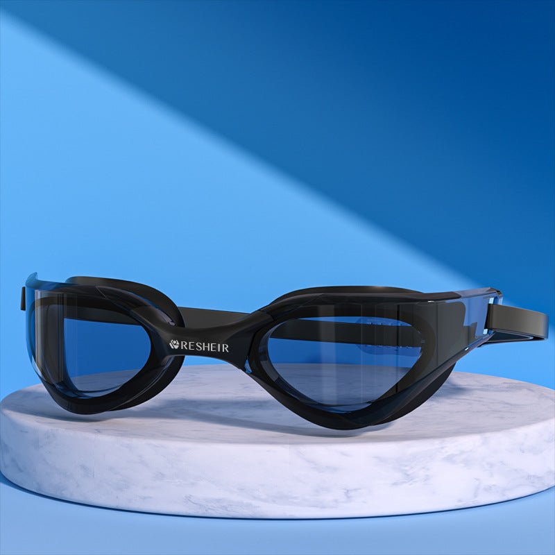 Mirrored Anti-Fog Racing Swim Goggles