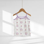 Summer New Girls' Cotton Cartoon Print Tank Top