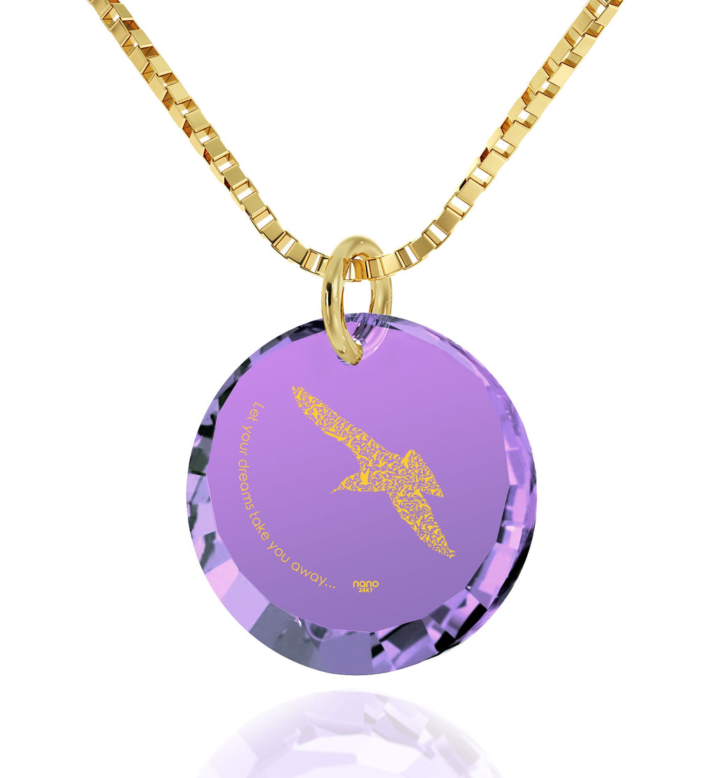 Inspirational Bird Charm Necklace | Jewelry