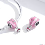 Cute DIY Pet Balloon Girl 925 Bracelet Accessories