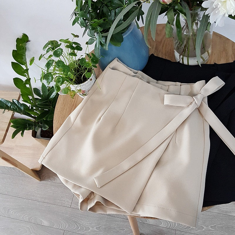 Summer Chiffon Bow Tie Shorts for Girls