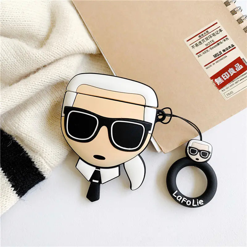 3D Cartoon Protective Case for Apple AirPods 2 | Accessory