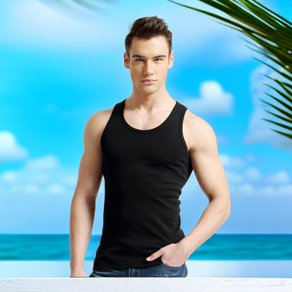 Men's Cotton Slim Fit Tank Top