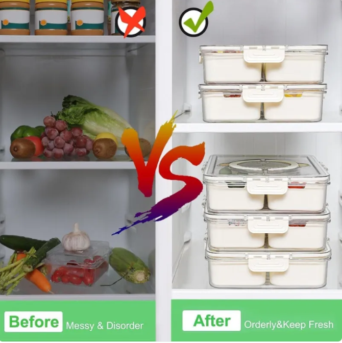 Food Storage Lunch Box - BPA-Free Meal Prep Container