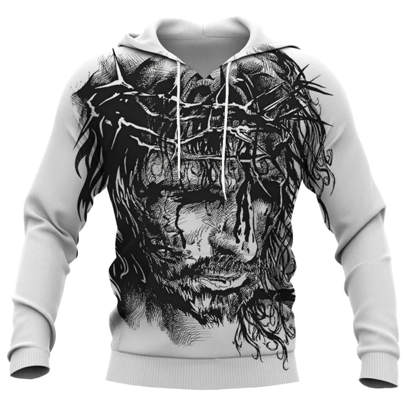 Jesus Amen 3D Hoodie for Men and Women Harajuku Fashion | Faith Streetwear