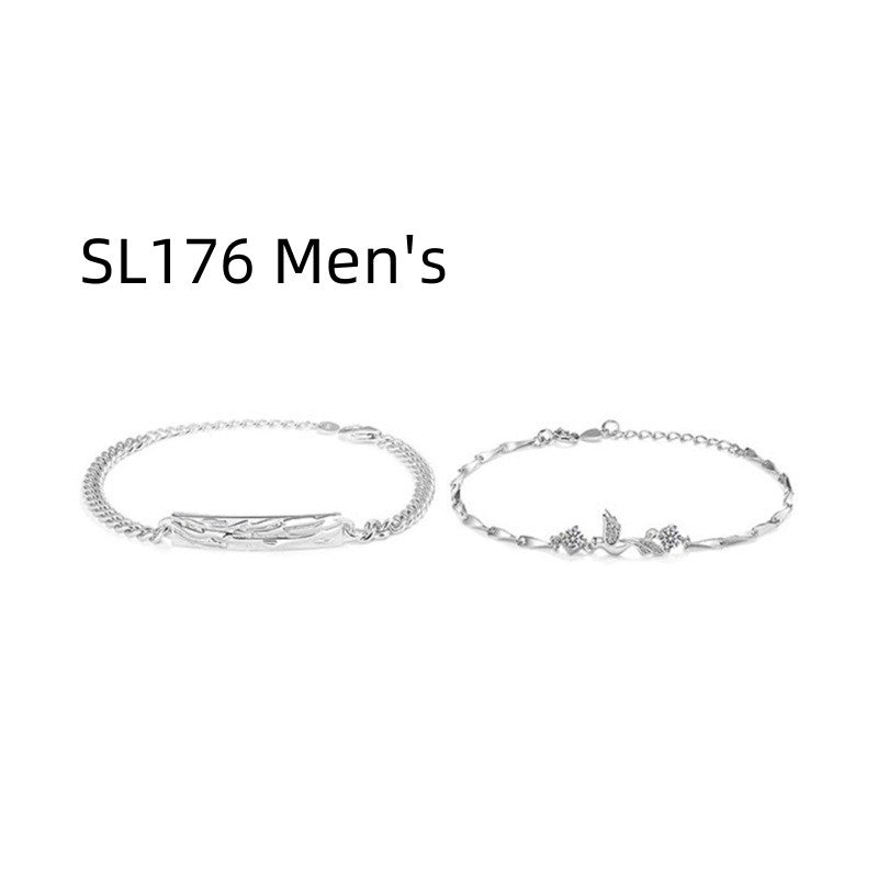 Custom Bird Couples Bracelet