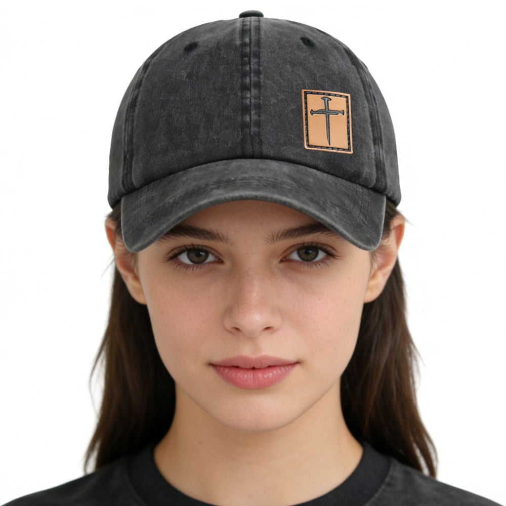 Leather Jesus Hat Unisex