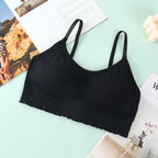 HyunA Style Women's Summer Knitted Crop Top Tank Top