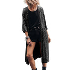 Personalized Sequin Beach Cover-Up Cardigan